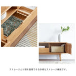 テレビ台 ナチュラル ブラウン オーク材 キリ材 ysys-f8081-tvstand