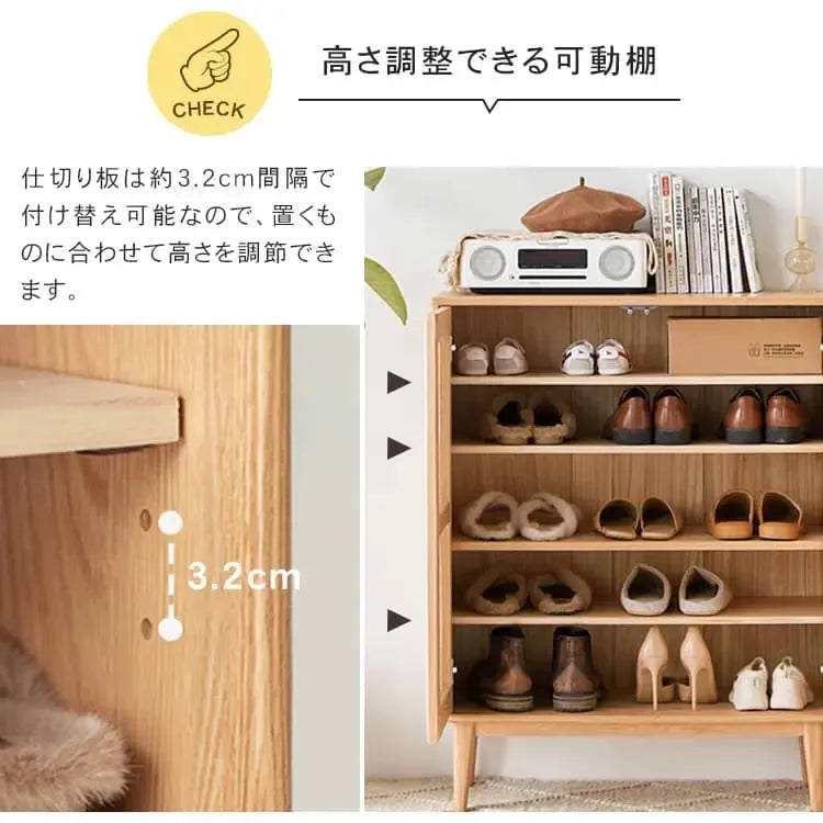 キャビネット ナチュラル ブラウン オーク材 キリ材 ysys-f8091-storage
