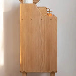 キャビネット ナチュラル オーク材 モールガラス ysys-f8144-cupboard