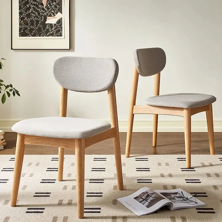 チェア グレー ダークグレー オーク材 ファブリック ysys-h6121-chair