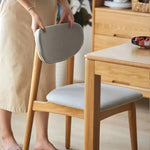 チェア グレー ダークグレー オーク材 ファブリック ysys-h6121-chair