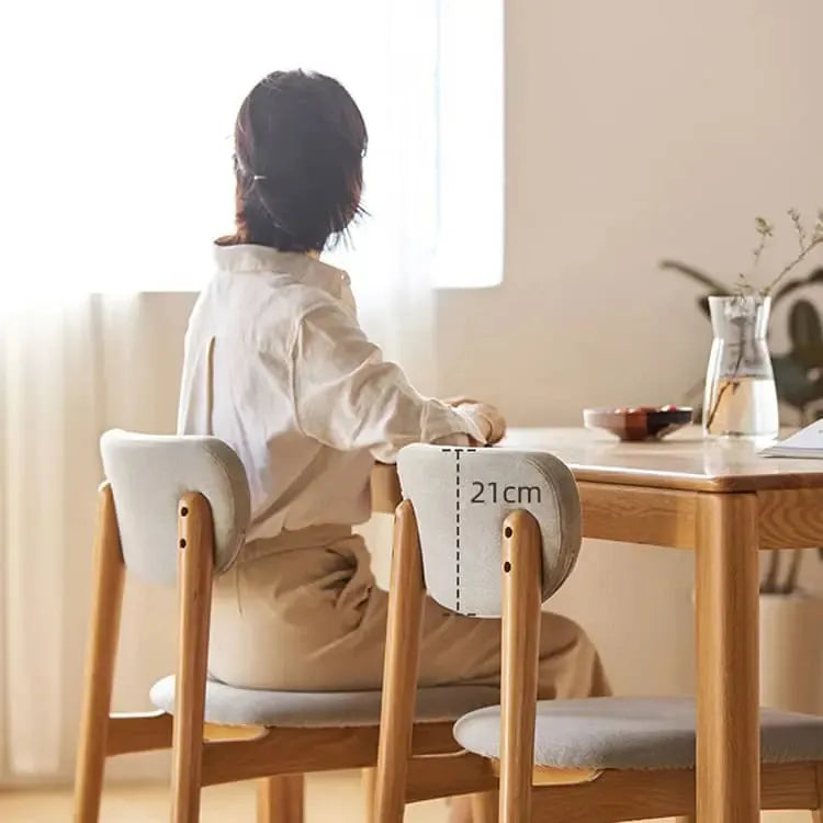 チェア グレー ダークグレー オーク材 ファブリック ysys-h6121-chair