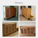 キャビネット ナチュラル オーク材 キリ材 ysys-h9091-storage