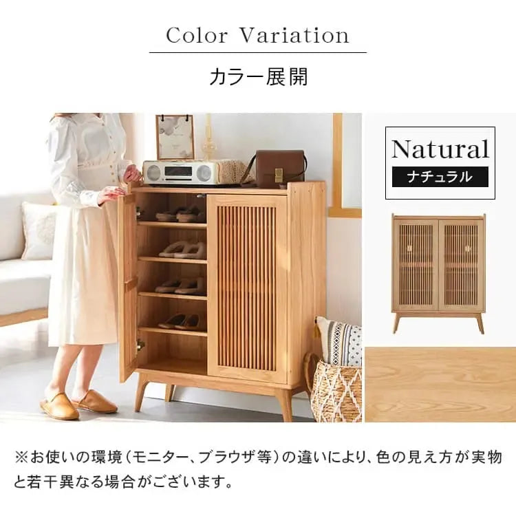 キャビネット ナチュラル オーク材 キリ材 ysys-h9092-storage