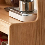 キャビネット ナチュラル オーク材 キリ材 ガラス ysys-l3141-cupboard