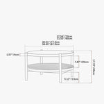 チェリー材×ガラス使用 ラタンデザインのセンターテーブル - 高級感と洗練されたスタイル yw-169