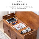 ストアーボックス ブラウン 竹 コットン zt-006-GZ