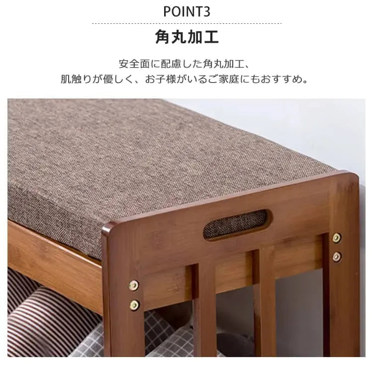 ストアーボックス ブラウン 竹 コットン zt-006-GZ